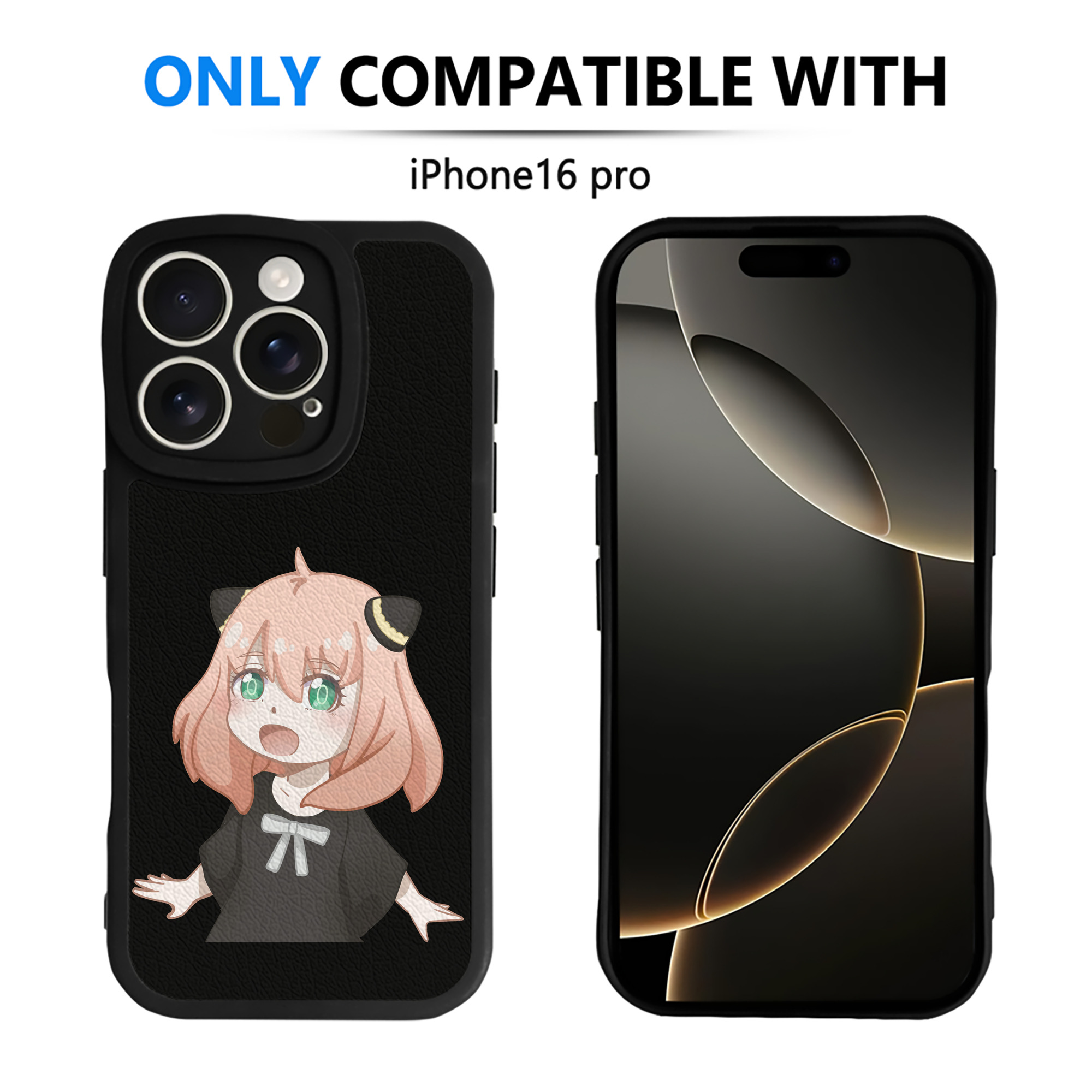 （画像用） SPY×FAMILY间谍家家酒 【iPhone 16シリーズ対応】シリコンスマホケース（レザー調） 材質：シリコン